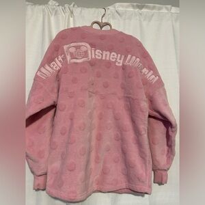 Walt disney world Epcot Pink Fleece Top